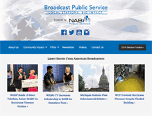 Tablet Screenshot of broadcastpublicservice.org